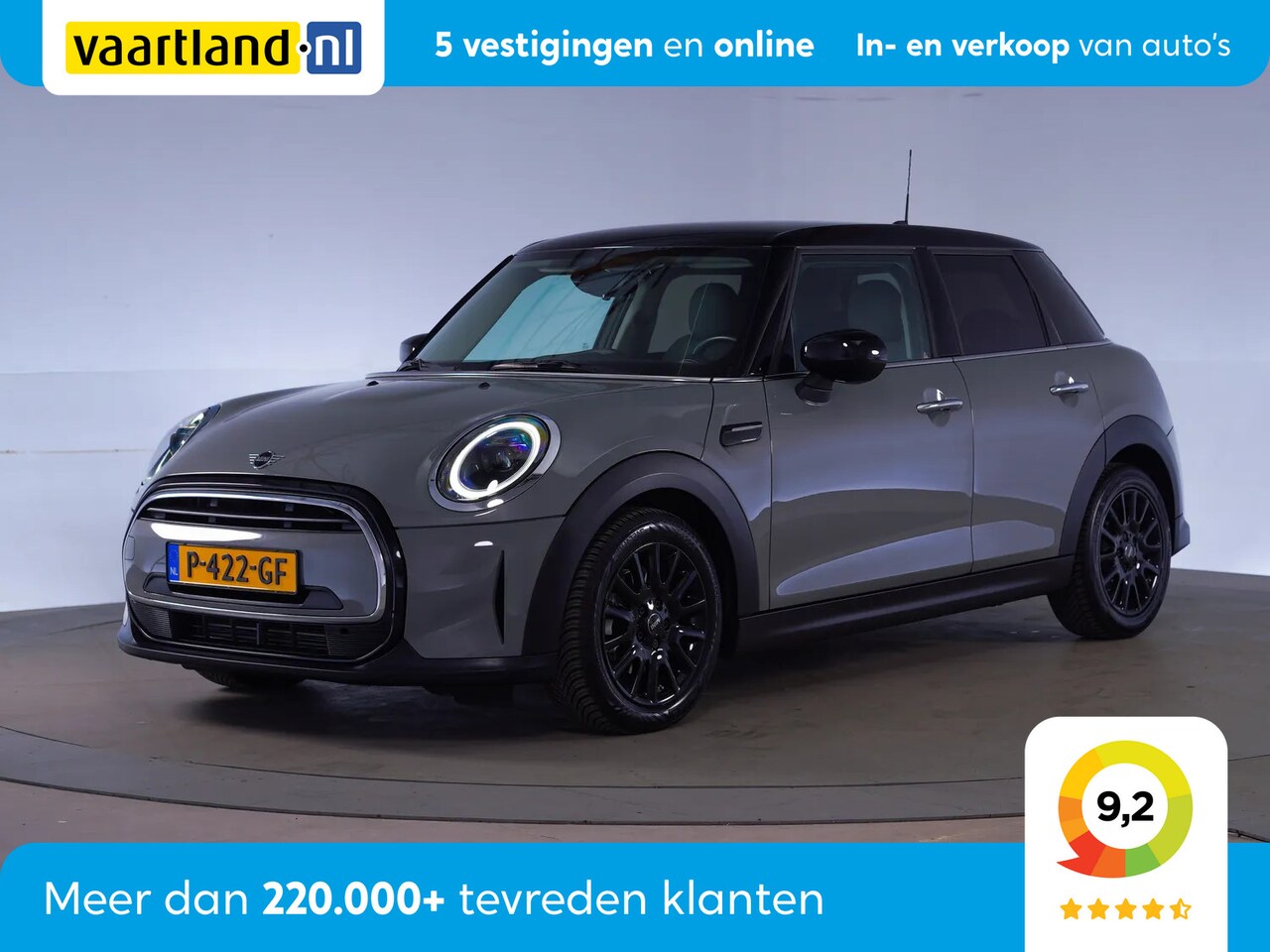 MINI Cooper - 1.5 Business Edition Aut. FACELIFT [ LED Navi prof. Half-leder Sportstoelen ] - AutoWereld.nl