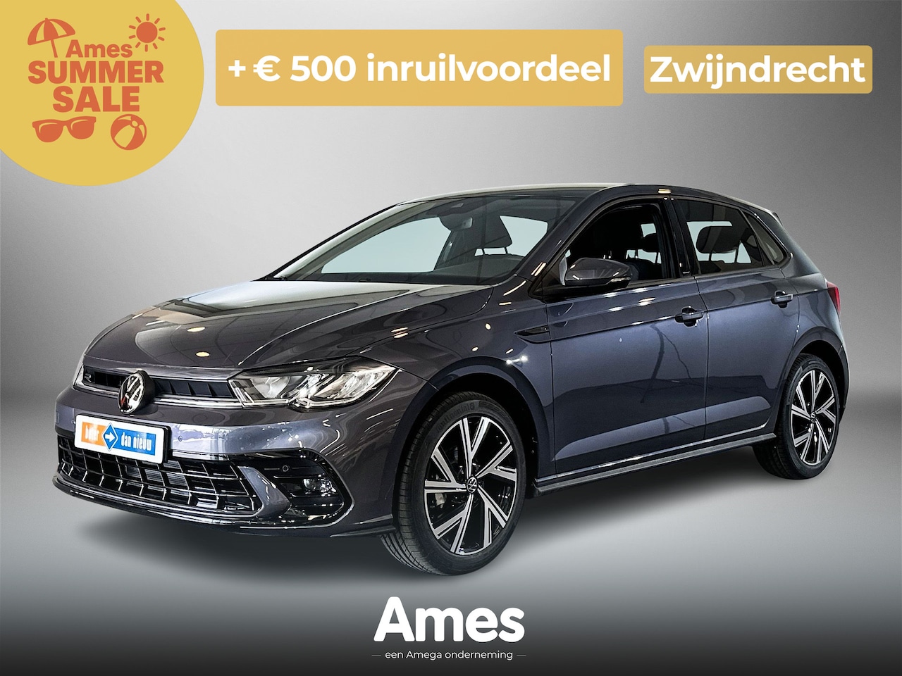 Volkswagen Polo - 1.0 95pk TSI R-Line | Voorstoelen verwarmbaar | Velgen 'Bergamo', 17 inch lichtmetaal | Ai - AutoWereld.nl