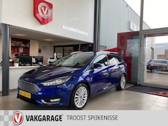 Ford Focus Wagon - 1.0 Titanium, Navigatie, Parkeerassistent, Climate&Cruiscontrol, Keyless, Spraakbediening,