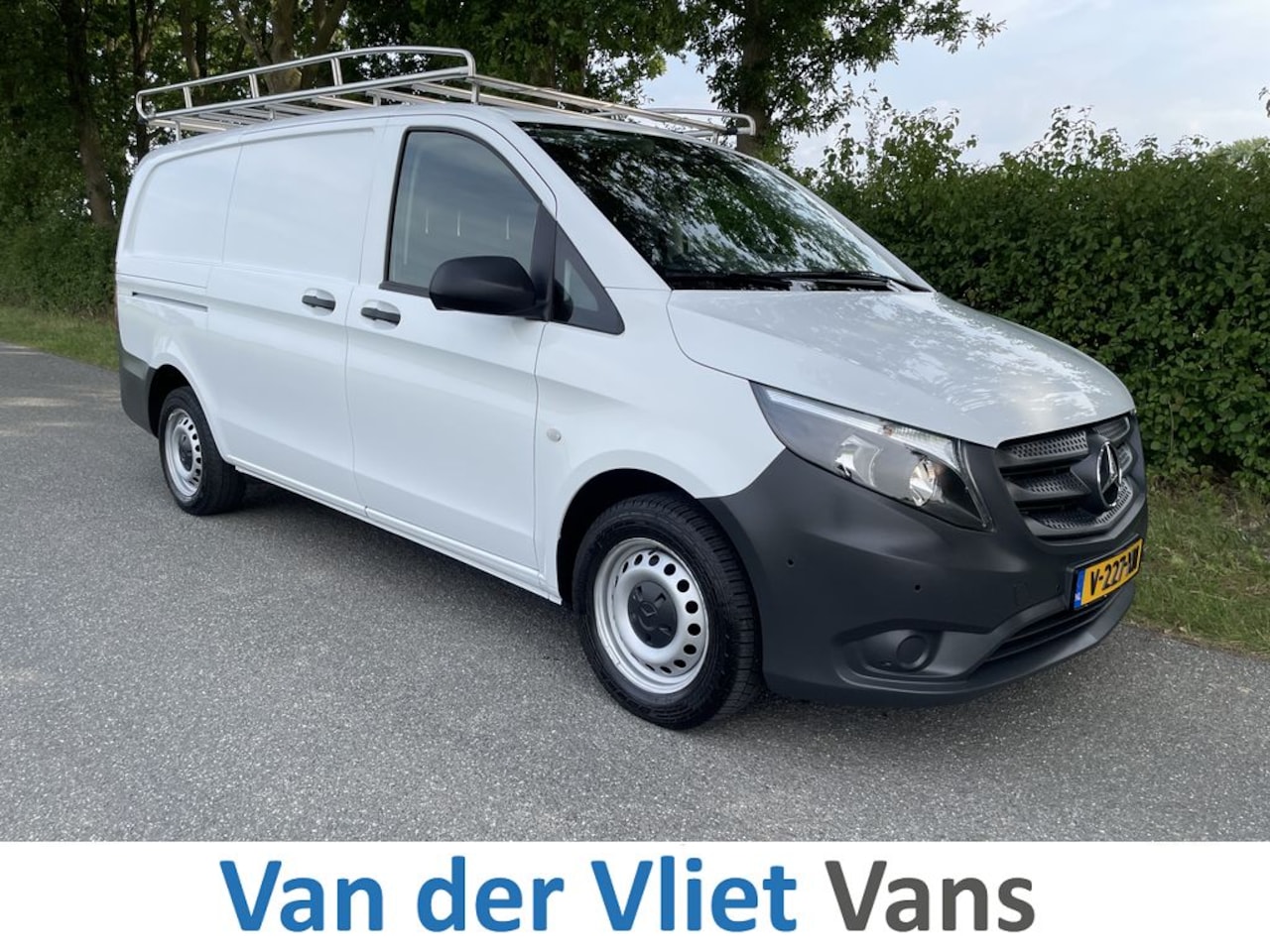 Mercedes-Benz Vito - 114 CDI E6 Automaat Lang 3 zits BPM Vrij! Lease €352 p/m, Airco, Navi+Camera, Trekhaak, PD - AutoWereld.nl