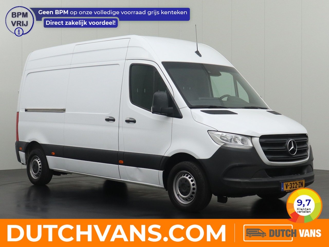 Mercedes-Benz Sprinter - 314CDI 7G-Tronic Automaat L2H2 | Leder | Navigatie | Camera | Trekhaak | Airco | Cruise - AutoWereld.nl