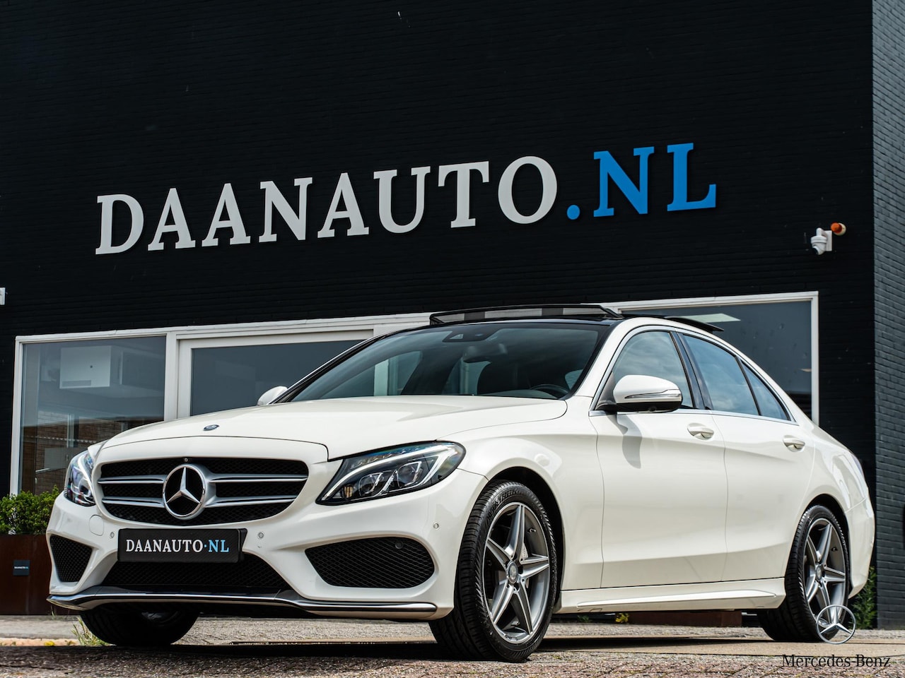 Mercedes-Benz C-klasse - C200 Prestige AMG Pano 360 camera Luxe leder - AutoWereld.nl