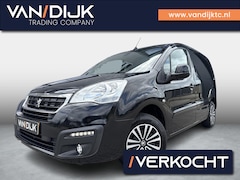 Peugeot Partner - 120 1.6 BlueHDi 100 L1 Première ✓LED DRL ✓Navigatie ✓Climate ✓Cruise ✓Schuifdeur Rechts ✓A
