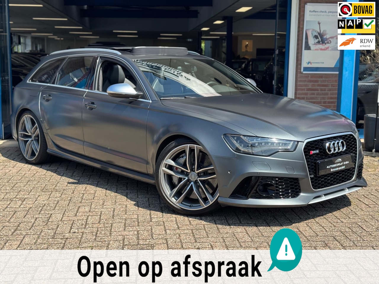 Audi A6 Avant - 4.0 TFSI RS 6 quattro Pro Line Plus 2014 FULL! - AutoWereld.nl