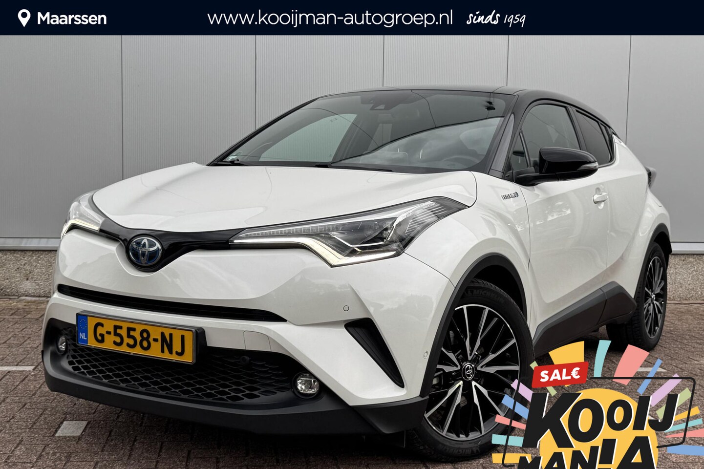 Toyota C-HR - 1.8 Hybrid Style Ultimate Trekhaak, Navigatie, Dodehoekdetectie, Stoel- & Stuurverwarming, - AutoWereld.nl