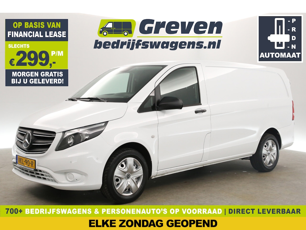 Mercedes-Benz Vito - 114 CDI Lang Automaat Airco Cruise Camera Carplay Navigatie PDC Elektrpakket - AutoWereld.nl