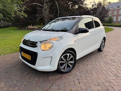 Citroën C1 - 1.0 e-VTi Airscape Shine Citroën C1 1.0 E-vti 68 Cabrio Airscape Shine pakket in het wit handgeschakeld uit 2014 Ne
