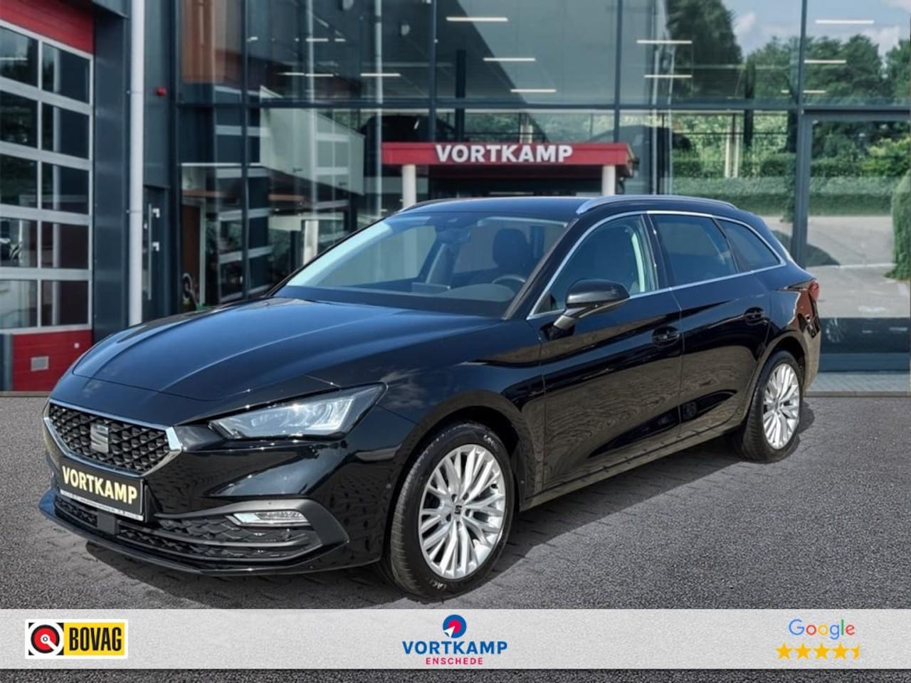 Seat Leon - 2.0 TDI DSG XCELLENCE CAMERA/NAVI/ACC/CARPLAY/STOEL-STUURVERW - AutoWereld.nl