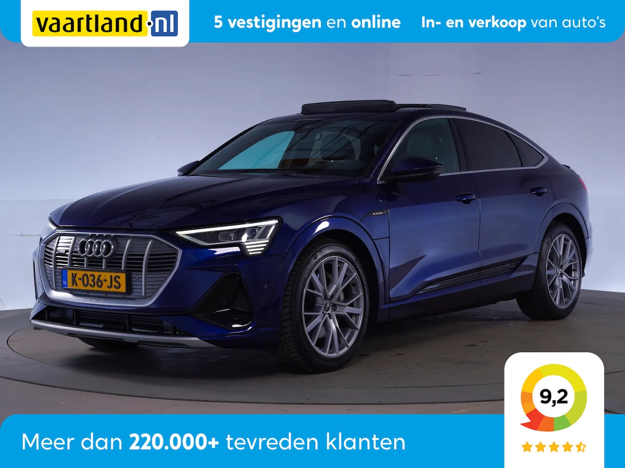 Audi e-tron Sportback - 50 Quattro S Edition [ Panorama Luchtvering Virtual ] - AutoWereld.nl