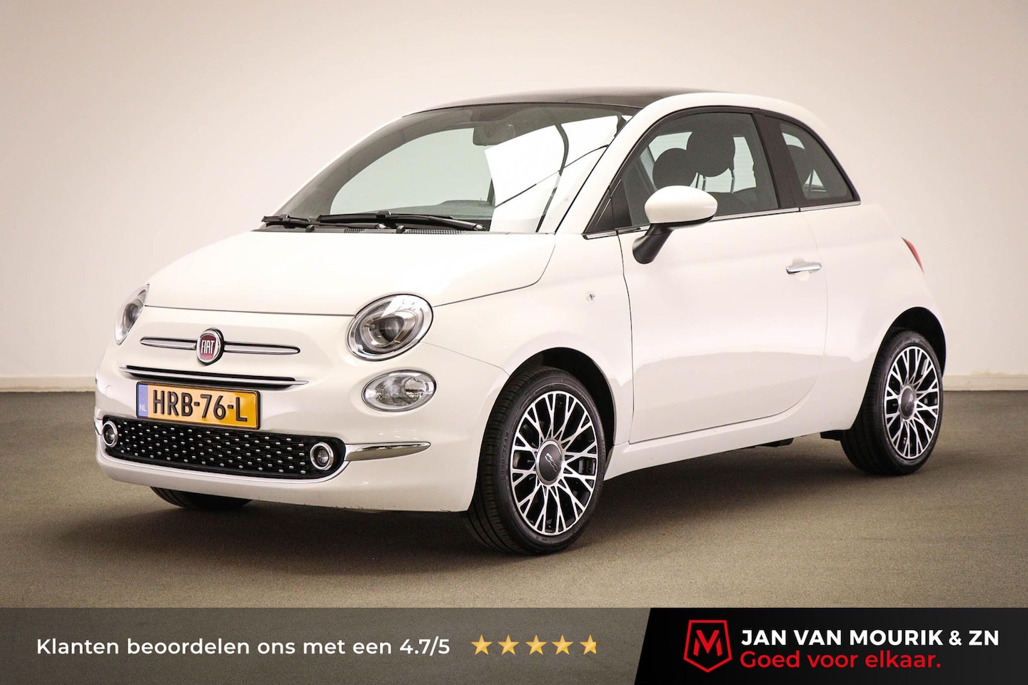 Fiat 500 - 1.0 Hybrid Dolcevita | PANORAMADAK | AIRCO | CRUISE | U CONNECT | DAB | 16" - AutoWereld.nl