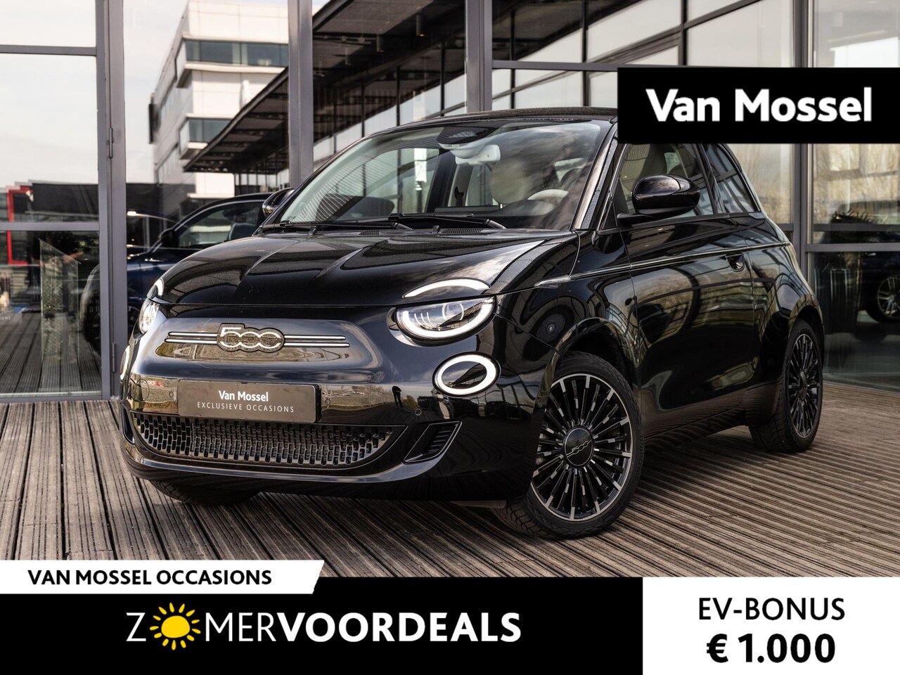 Fiat 500e - La Prima 42 kWh | NAVIGATIE | ACHTERUITRIJCAMERA | STOELVERWARMING | LEDEREN STOELEN | CLI - AutoWereld.nl