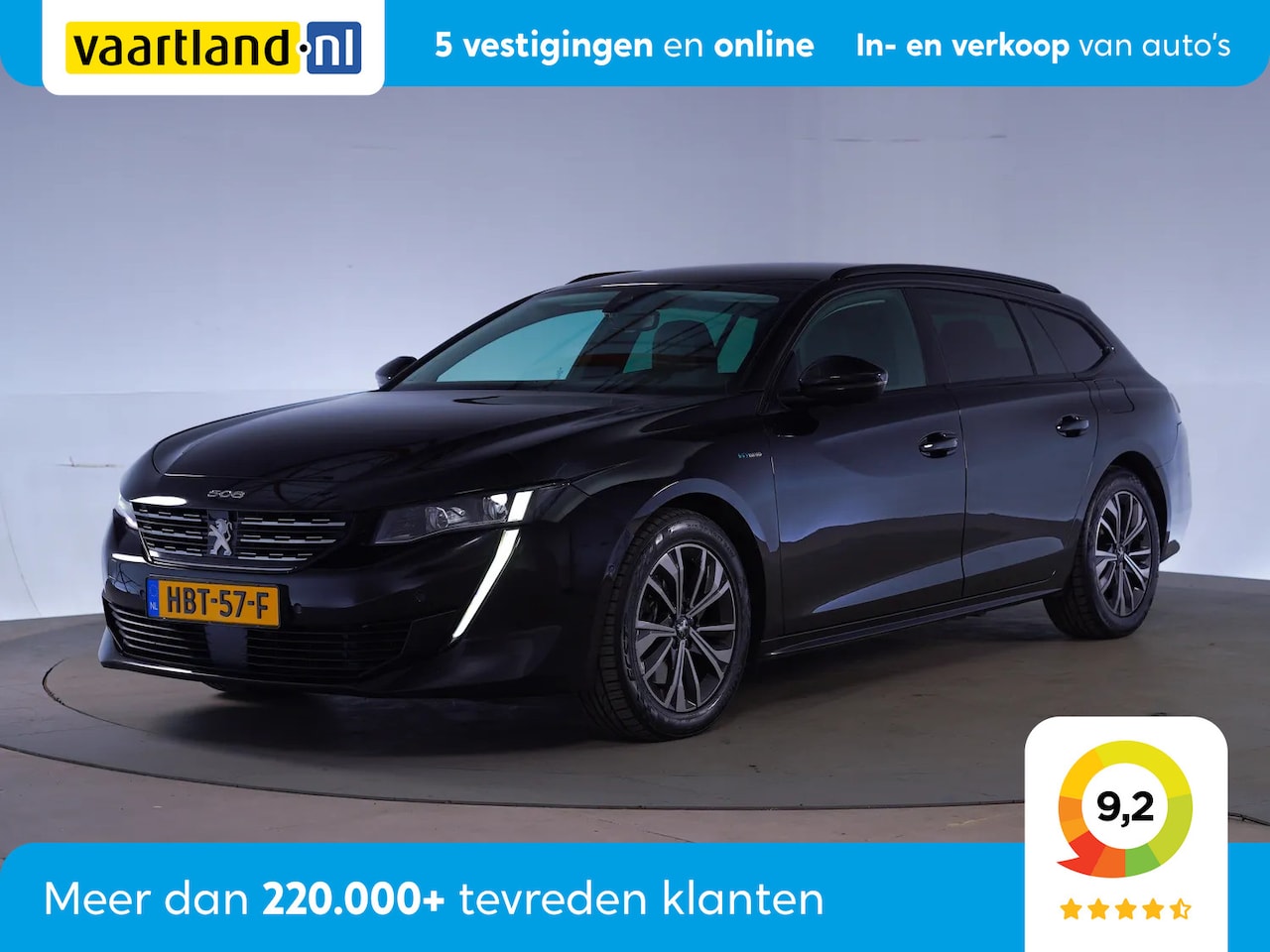 Peugeot 508 - 1.6 181PK Hybride Allure Aut. [ Navi Camera Adapt.cruise ] - AutoWereld.nl