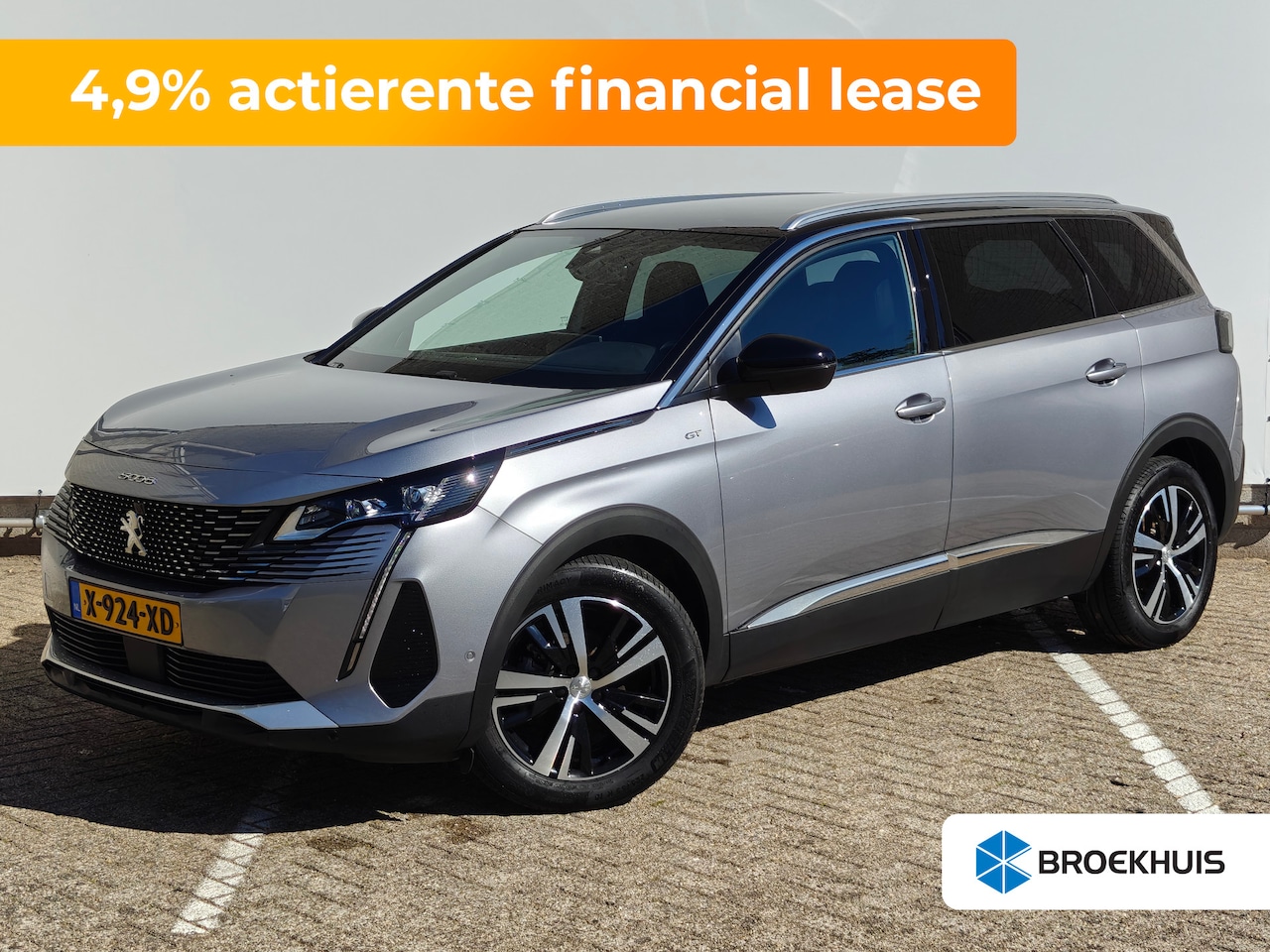 Peugeot 5008 - 1.2 Hybrid GT | Cruise control adaptief met Stop&Go | Dodehoek detectie | Navigatiesysteem - AutoWereld.nl