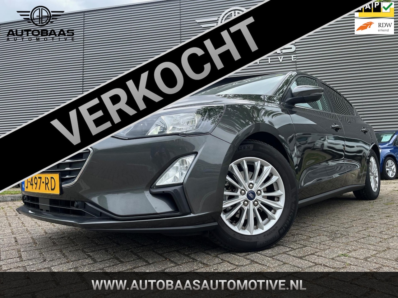 Ford Focus - 1.0 EcoBoost Titanium X Business AUTOMAAT+NL-AUTO+NAP+1EIG+NAVI+TREKHAAK+CAMERA+CLIMATE CO - AutoWereld.nl