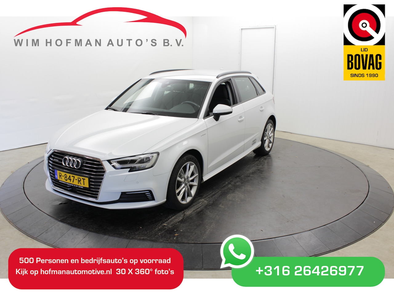 Audi A3 Sportback - 1.4 e-tron PHEV Sport Virtual Dakrail Keyless PDC v+a Stoelver - AutoWereld.nl