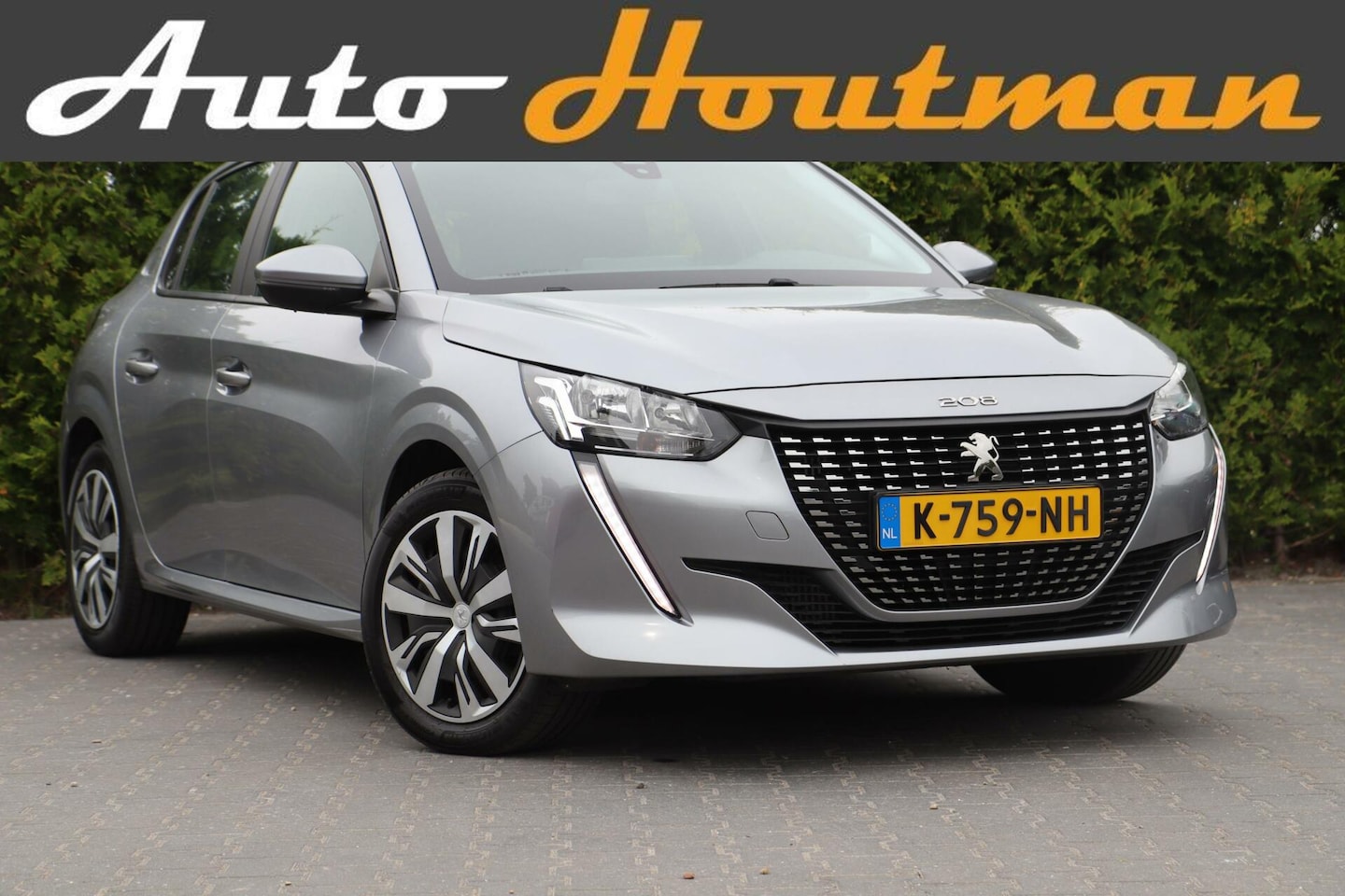 Peugeot 208 - 1.2 101pk! Active 5 DRS Airco|Carplay|Cruise|Led|Pdc|Keyless|Multif. stuur|Elektr. pakket| - AutoWereld.nl