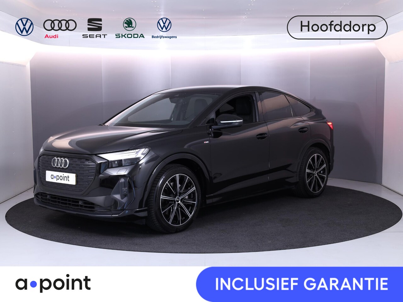 Audi Q4 Sportback e-tron - 40 S edition 77 kWh Navi| Camera| 20'LM-velgen| LED-matrix koplampen - AutoWereld.nl
