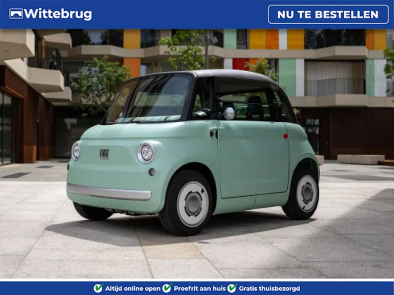 Fiat Topolino - Topolino 100% ELEKTRISCH - VANAF 16 JAAR -  75 KM WLTP - AutoWereld.nl