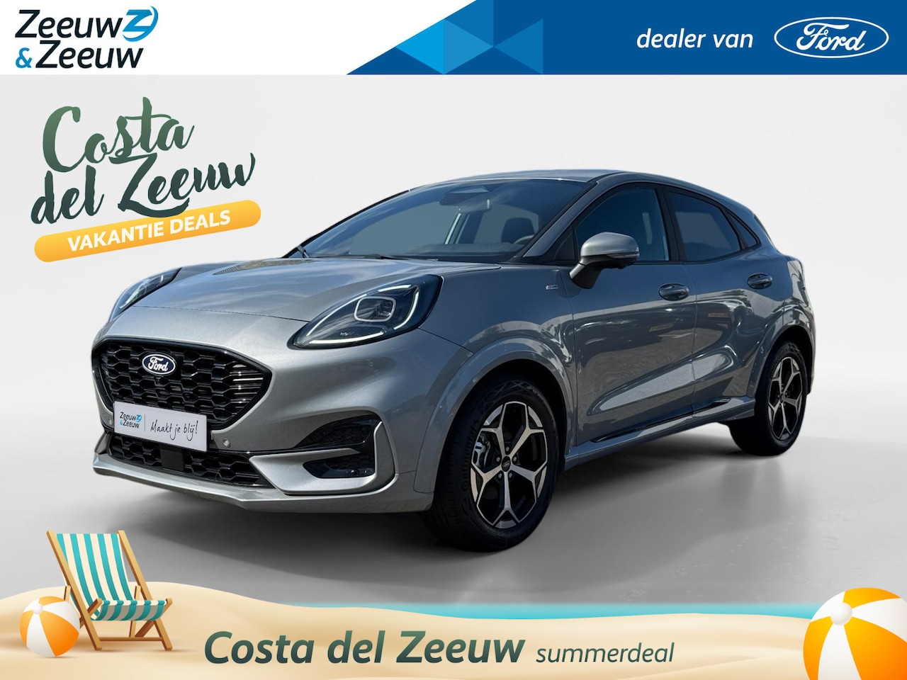 Ford Puma - 1.0 EcoBoost Hybrid ST-Line | Nieuw te bestellen | Prijs inclusief 4000 euro Ford Voordeel - AutoWereld.nl