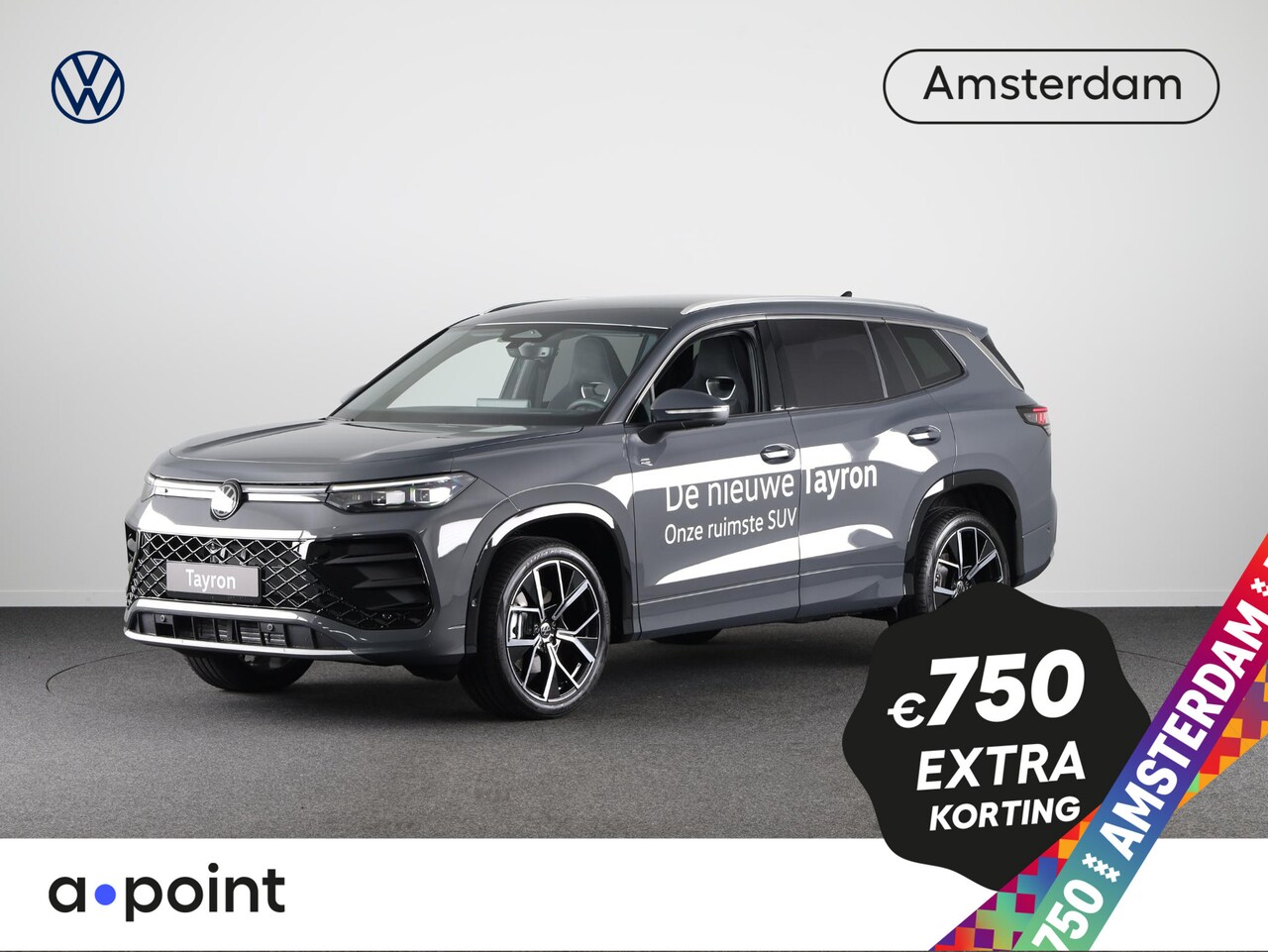 Volkswagen Tayron - R-Line-Edition 1.5 110 kW / 150 pk eTSI SUV 7 vers n. DSG - AutoWereld.nl