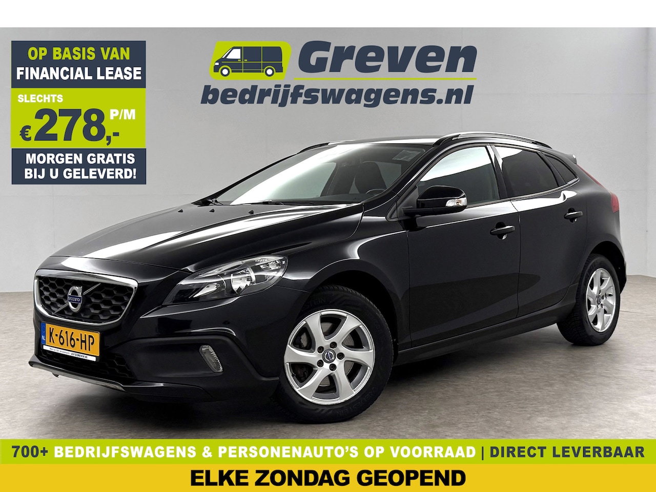 Volvo V40 Cross Country - 1.6 T4 180PK Airco Cruise Navigatie Parkeersensoren 16"LMV - AutoWereld.nl