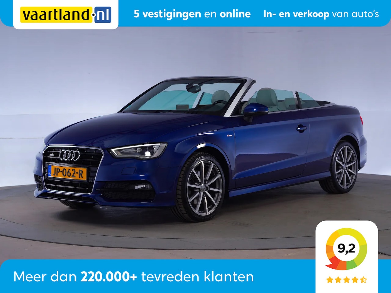 Audi A3 Cabriolet - 1.8 TFSI 180pk Quattro S-Line Aut. [ B&O Navi ] - AutoWereld.nl