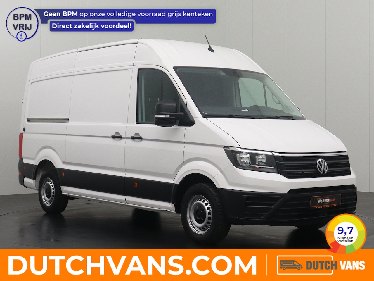 Volkswagen Crafter - 2.0TDI L3H3 | Navigatie | Camera | Airco | Cruise | 3-Persoons - AutoWereld.nl