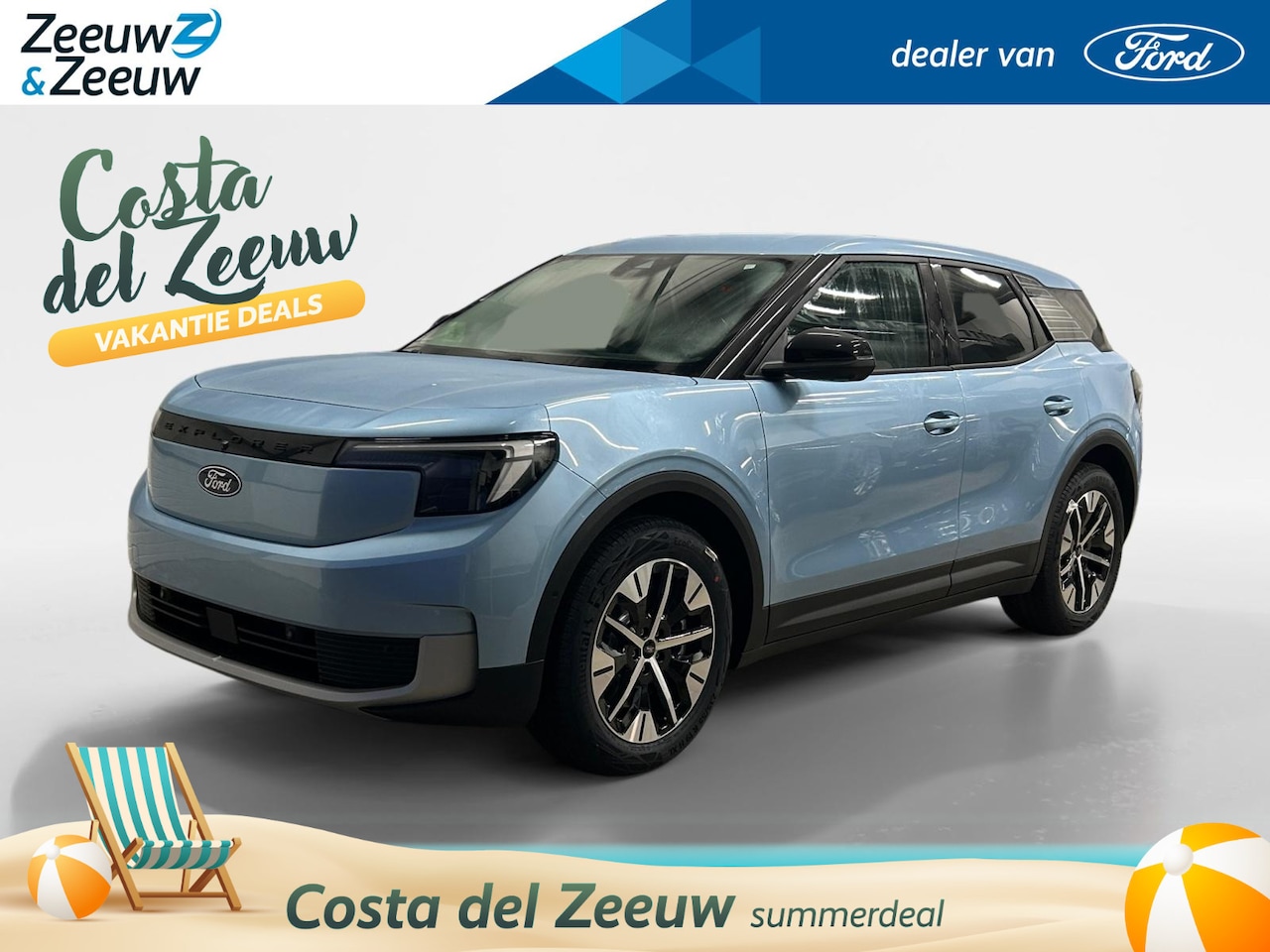 Ford Explorer - Select Extended Range RWD 77 kWh 286pk | €1.000.- korting | 0.99% rente | Navigatie | Adap - AutoWereld.nl