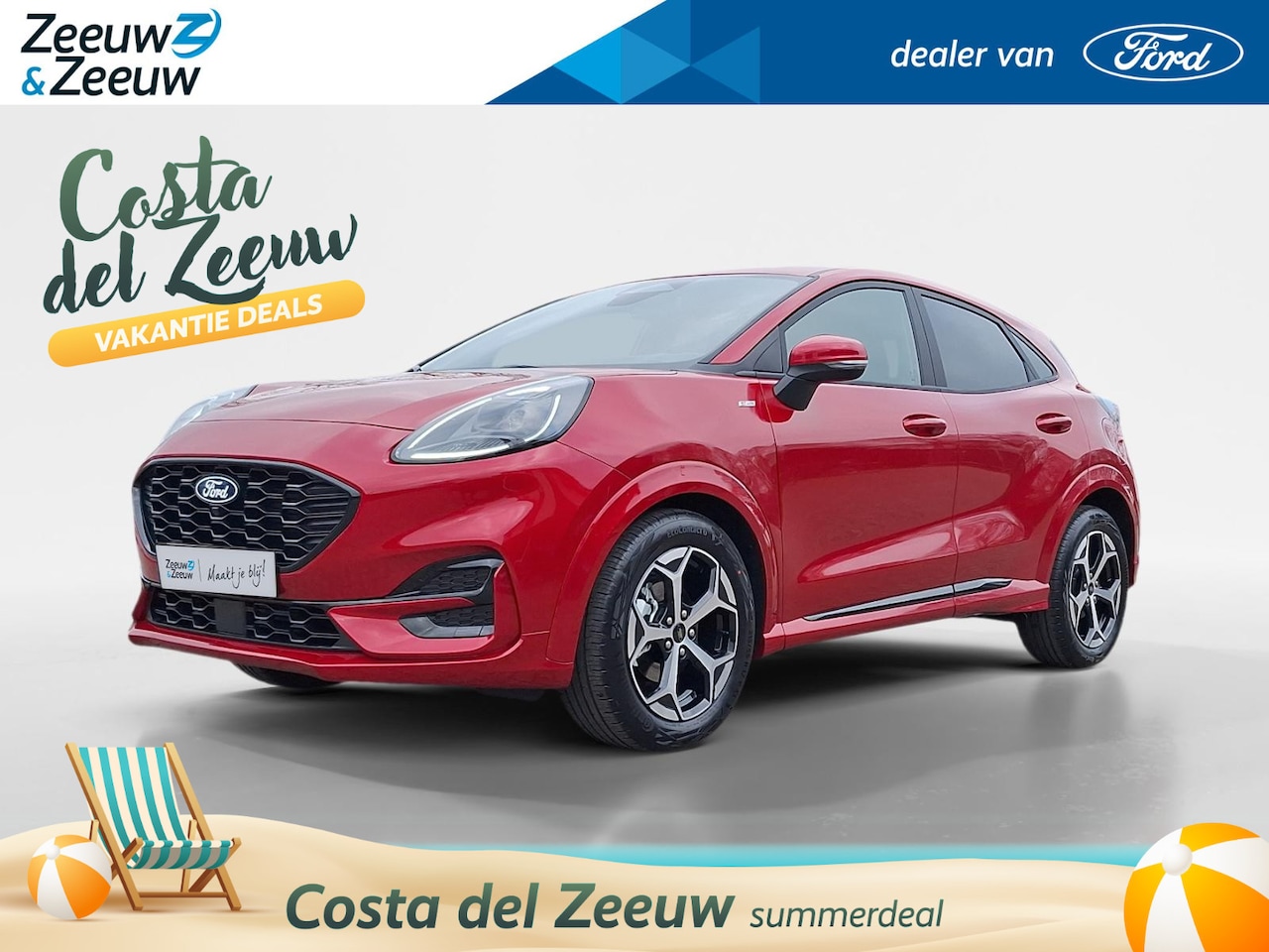 Ford Puma - 1.0 EcoBoost Hybrid ST-Line | Nieuw te bestellen | Prijs inclusief 4000 euro Ford Voordeel - AutoWereld.nl
