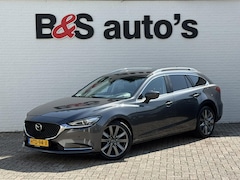 Mazda 6 - 6 Led Carplay Adaptive cruise Camera Dodehoek Navigatie Verwarmd stuur en stoelen