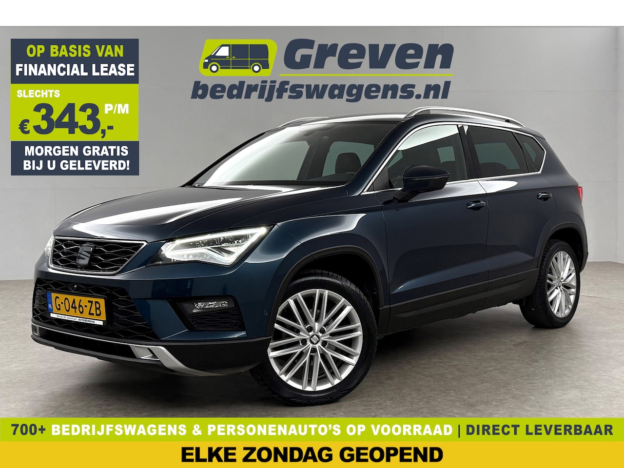 Seat Ateca - 1.5 TSI Xcellence 150PK DSG 360 Camera Sfeer Beats Audio Carplay LED Trekhaak Navi Clima C - AutoWereld.nl