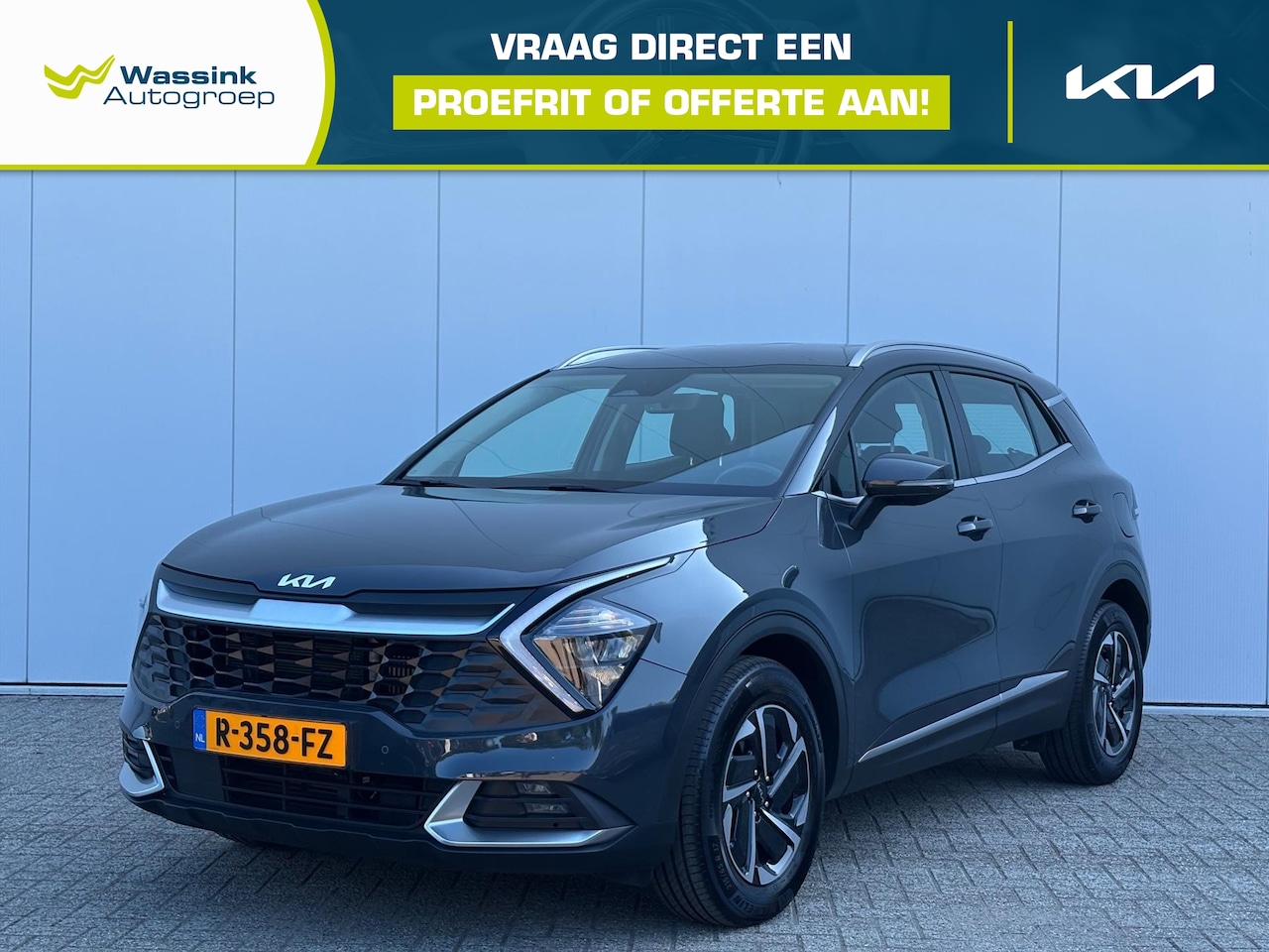 Kia Sportage - 1.6 T-GDi 230pk Hybrid AT6 DynamicLine | Camera | Navi | Carplay | Lane Keeping | - AutoWereld.nl