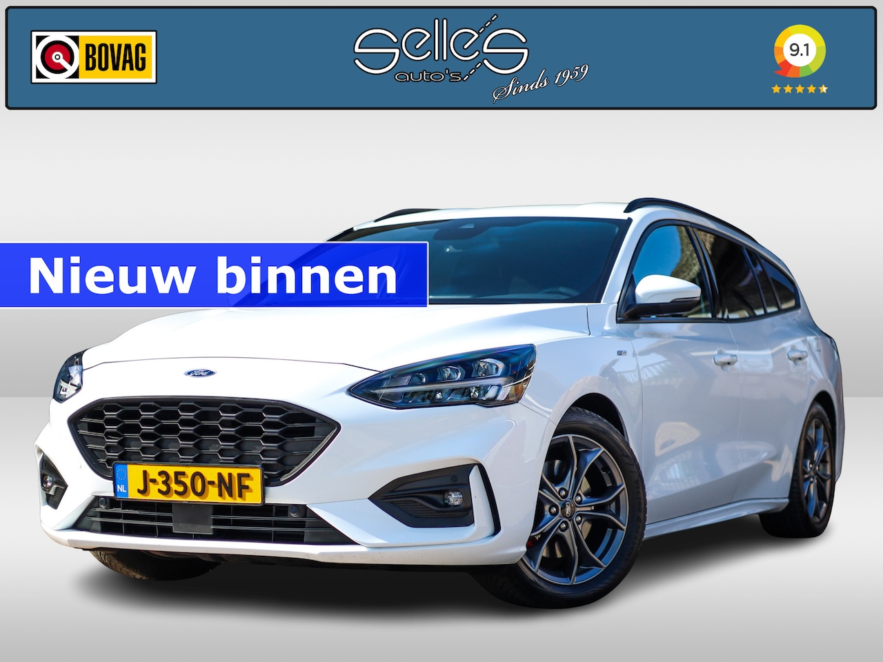 Ford Focus - 1.5 EcoBoost ST Line Business Trekhaak | Applecarplay | Adaptive cruisecontrol | B&O gelui - AutoWereld.nl