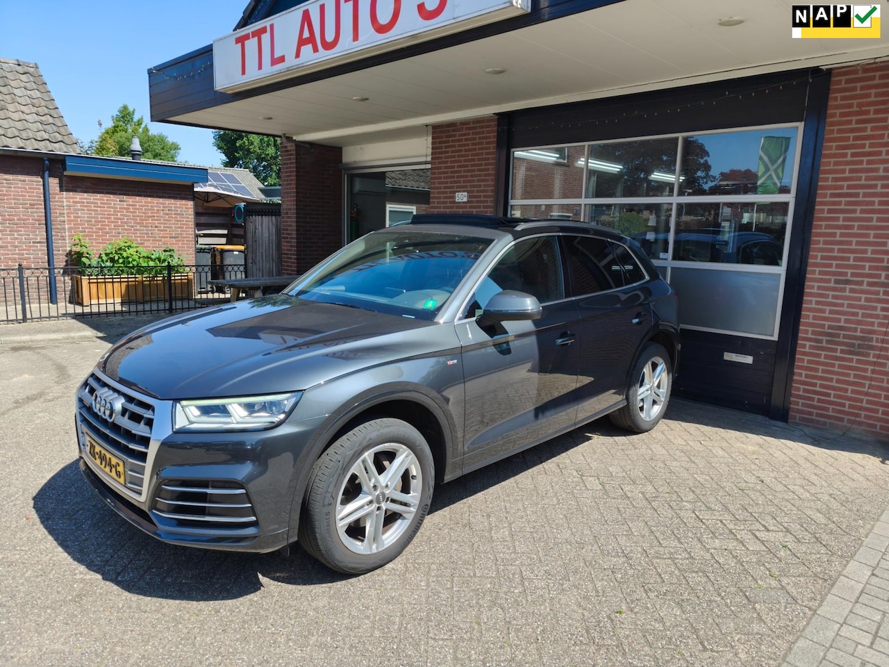 Audi Q5 - 2.0 TFSI quattro Sport S Line Edition 2.0 TFSI quattro Sport S Line Edition, Panorama, PDC, Led, Leer, NAP - AutoWereld.nl
