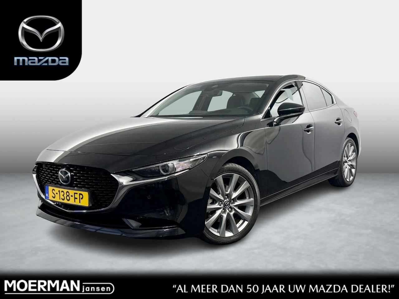Mazda 3 - 2.0 e-SkyActiv-G M Hybrid Sedan Luxury / 1e eig / NL auto / Leder / Bose / Navigatie / Sed - AutoWereld.nl