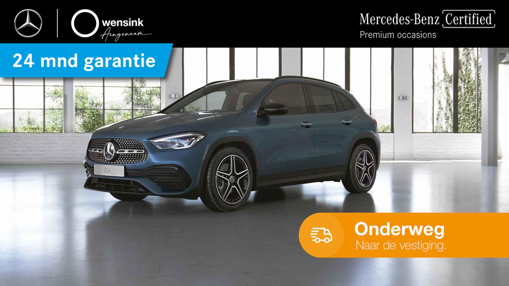 Mercedes-Benz GLA-Klasse - 250 e AMG Line | Night | Panoramadak | Sfeerverlichting | Parkeercamera | Apple carplay | - AutoWereld.nl