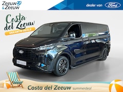 Ford Transit Custom - 320 2.5 PHEV L2H1 Black Platinum DC 233pk | Direct leverbaar | 5-Zits | Treeplanken | Dubb