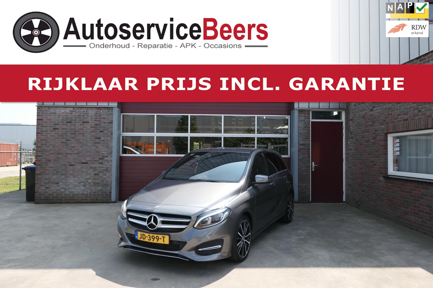 Mercedes-Benz B-klasse - 180 Ambition 180 Ambition, Automaat, PDC, Navi, LMV, All-seasons, Rijklaarprijs incl. garantie. - AutoWereld.nl