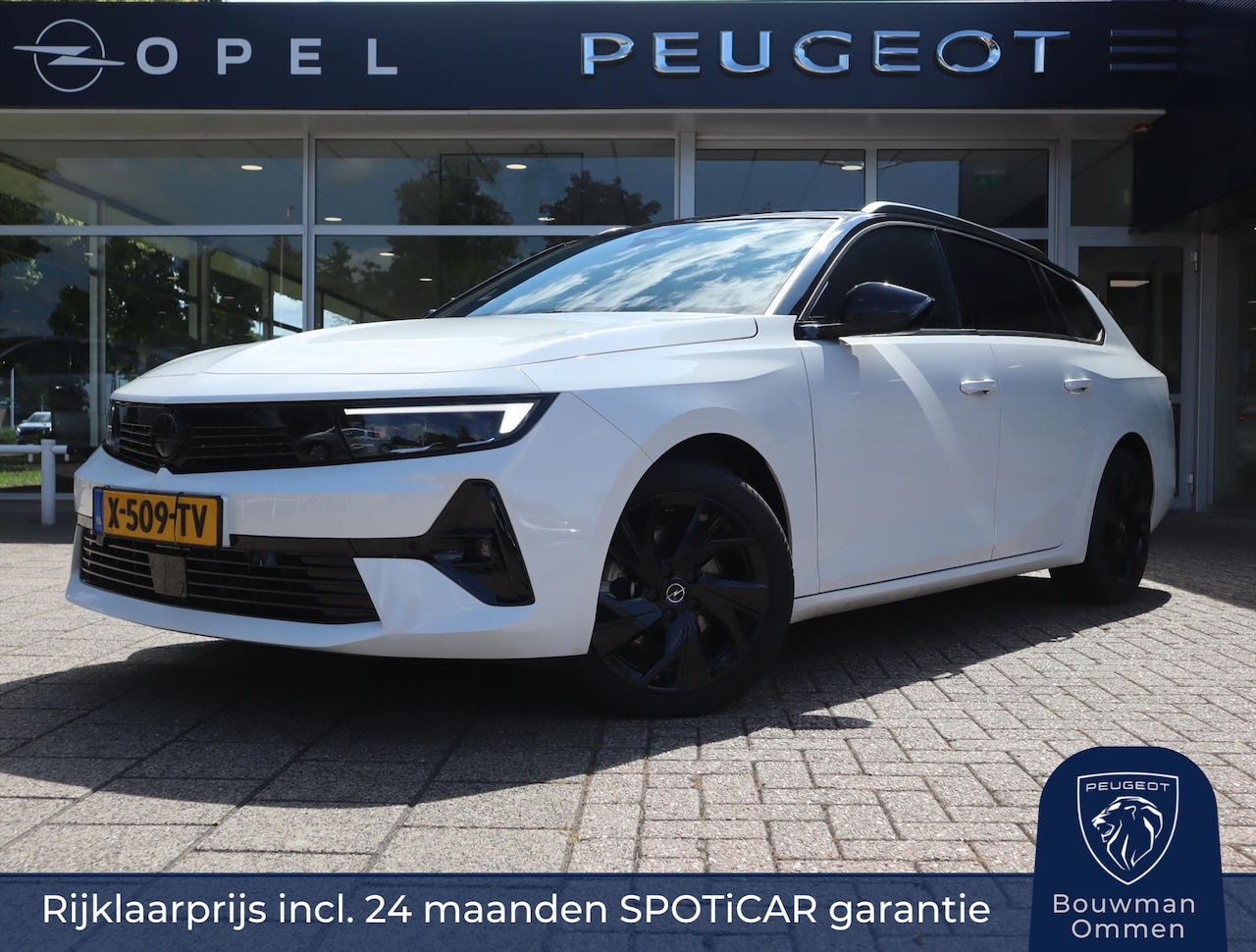 Opel Astra Sports Tourer - GS - Level 4 1.2 Turbo 130pk, Rijklaarprijs, Navigatie 360° Camera Adaptieve Cruise - AutoWereld.nl