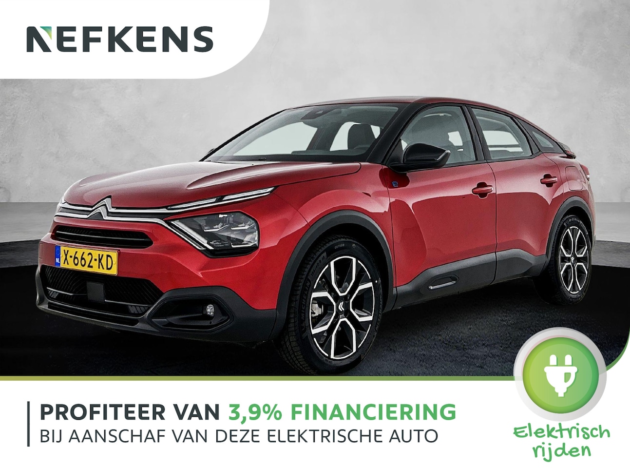 Citroën Ë-C4 - EV Feel Pack 50 kWh 136 pk | Navigatie | Achteruitrijcamera | Parkeersensoren Achter | Com - AutoWereld.nl
