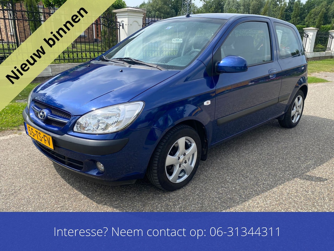 Hyundai Getz - 1.4i Active Cool Nieuwe Apk 111.000 km nap Airco - AutoWereld.nl