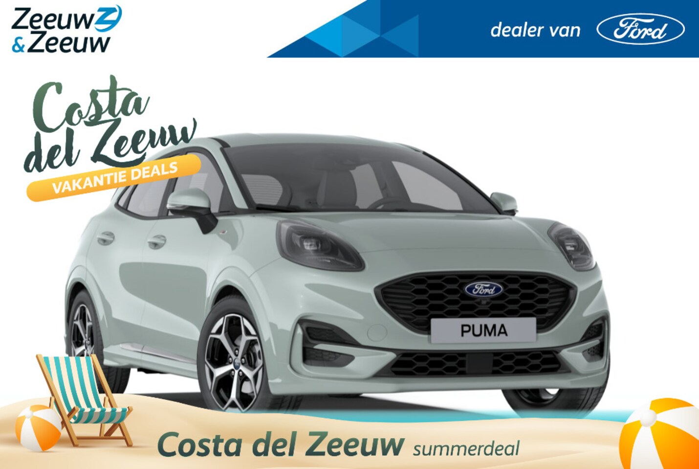 Ford Puma - 1.0 EcoBoost Hybrid ST-Line 125pk | €4.000.- korting | 0,99% rente | Nieuw te bestellen - AutoWereld.nl