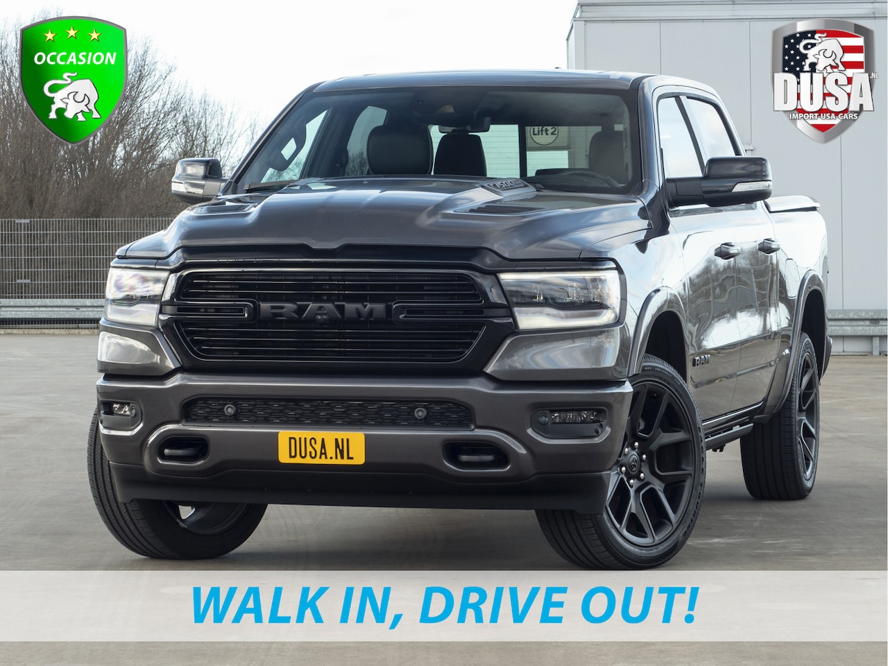 Dodge Ram 1500 - Laramie | 5.7 V8 | 4x4 Crew Cab Alle opties  | Deksel | LPG Nieuw Binnen - AutoWereld.nl
