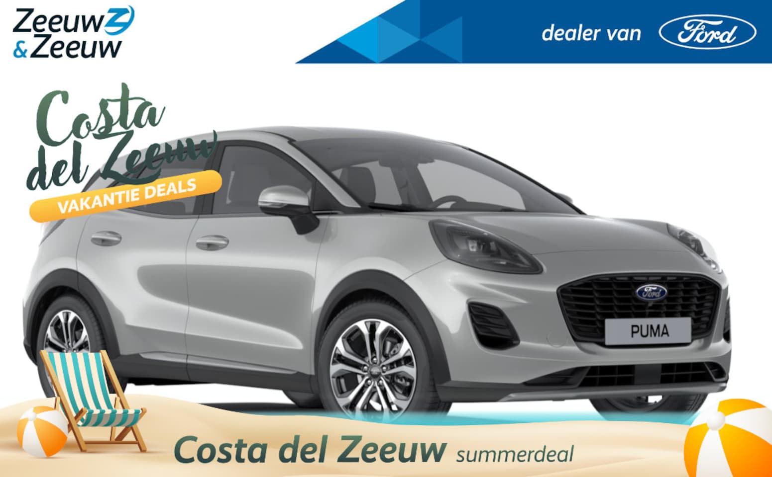 Ford Puma - 1.0 EcoBoost Hybrid Titanium 125pk | €4.000.- korting | 0,99% rente | Nieuw te bestellen - AutoWereld.nl