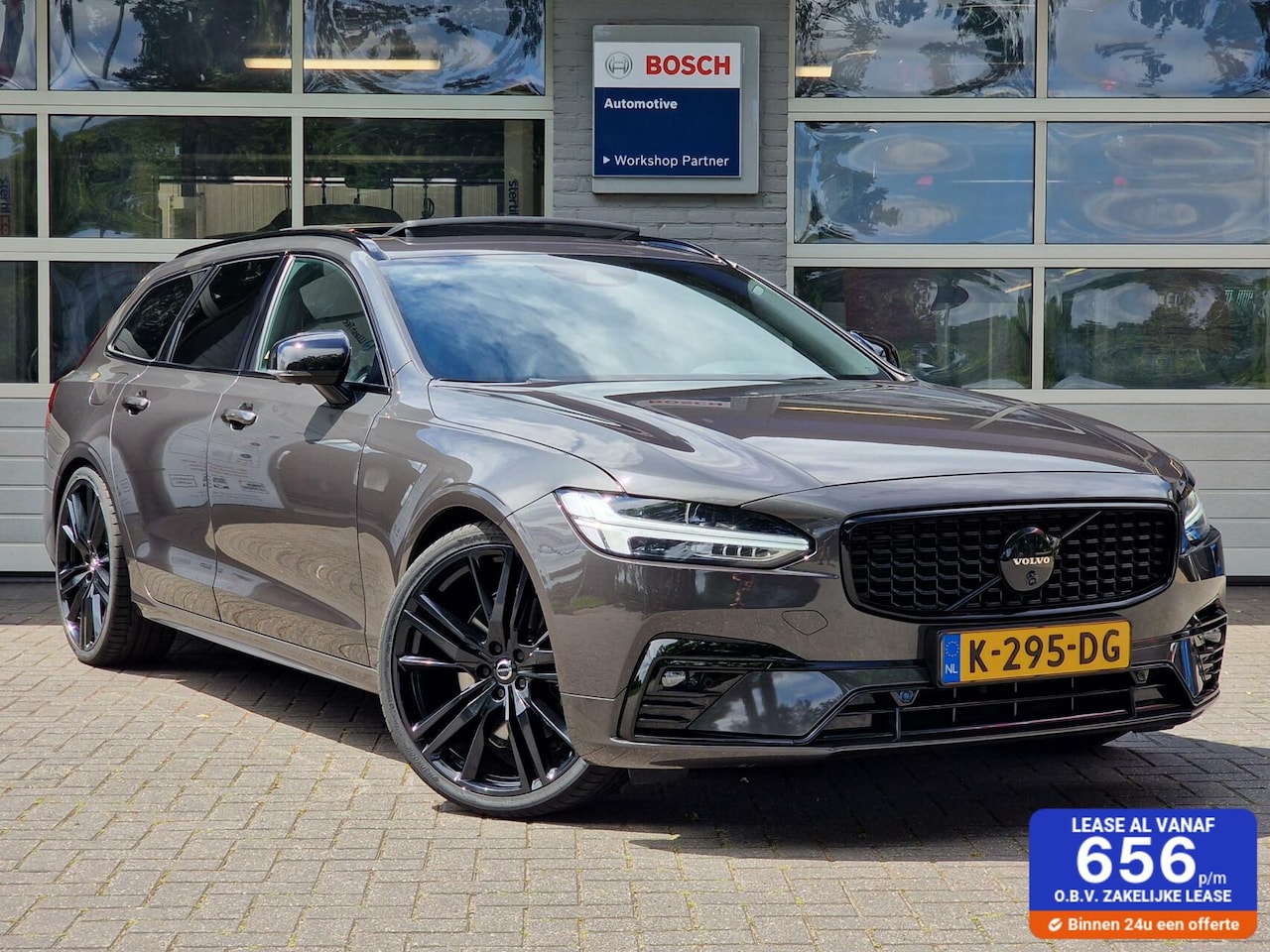 Volvo V90 - 2.0 B4 208PK R-Design|21-inch|harman kardon|Pano|Black-pakket|63.467KM|Mild-hybride| - AutoWereld.nl