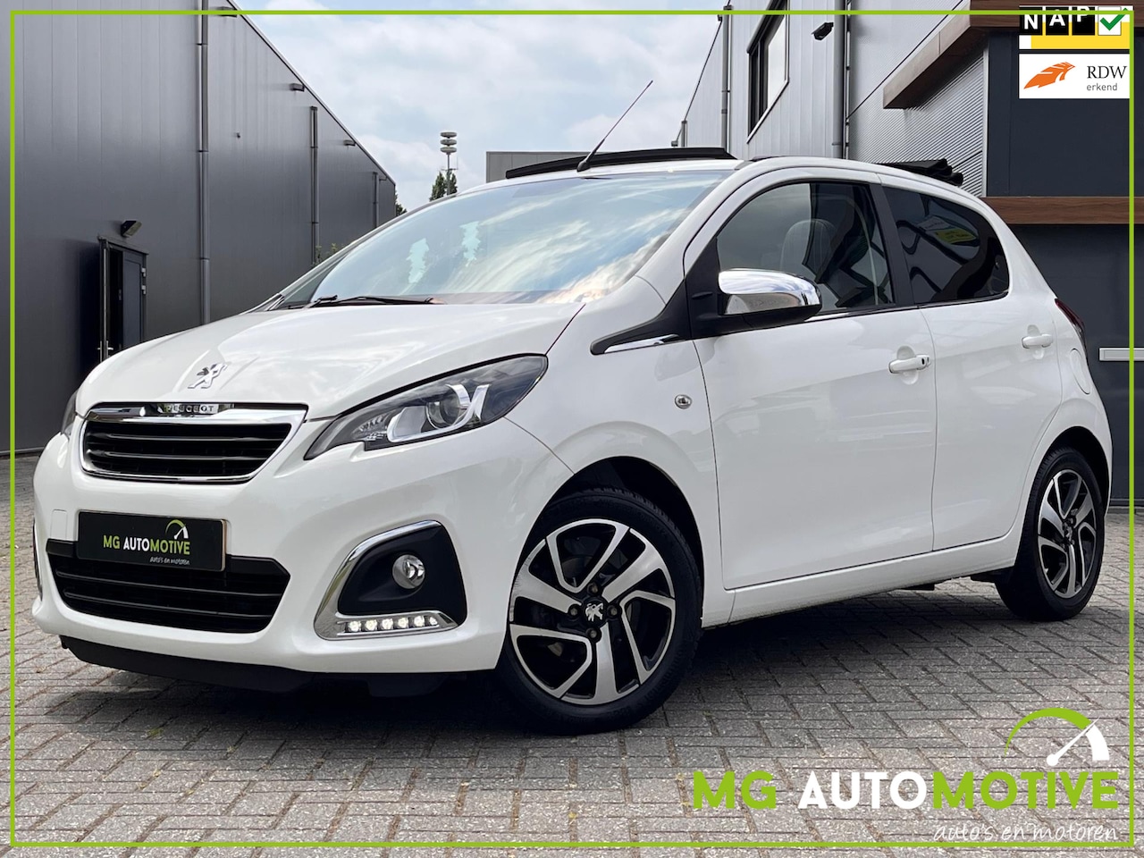 Peugeot 108 - 1.0 e-VTi Allure TOP! | Cabrio | Navi | Camera | NL auto | Keyless - AutoWereld.nl