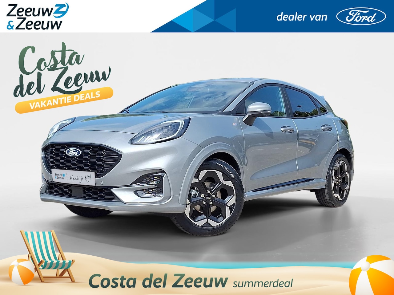 Ford Puma - 1.0 EcoBoost Hybrid ST-Line X | Nieuw te bestellen | Prijs inclusief €4000,- Ford Voordeel - AutoWereld.nl