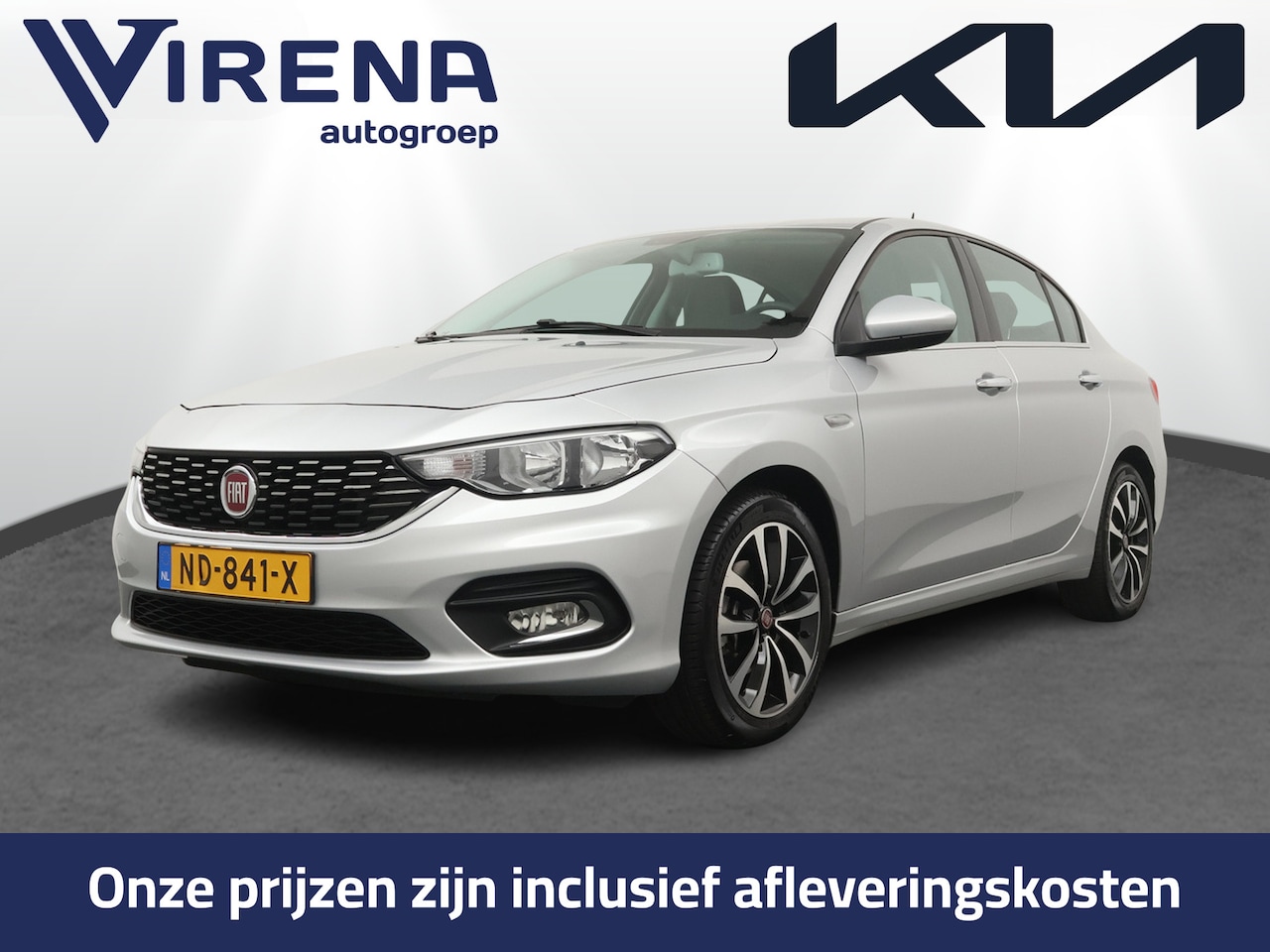 Fiat Tipo - 1.4 16V Lounge Airco - Cruise Control  - Climate Control - Navigatie - 12 Maanden BOVAG Ga - AutoWereld.nl