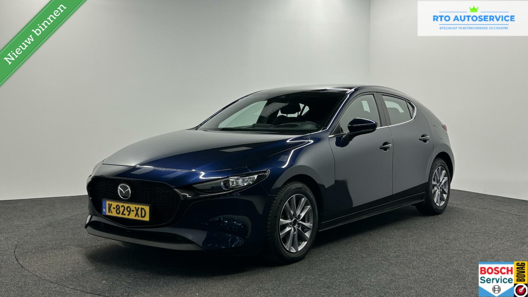 Mazda 3 - 2.0 e-SkyActiv-X M Hybrid 186 Comfort NAVI TREKHAAK CRUISE - AutoWereld.nl