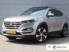 Hyundai Tucson - 2.0 CRDi Comfort 4WD | Achteruitrijcamera | Elektrisch glazen panorama-dak | Leder Zwart